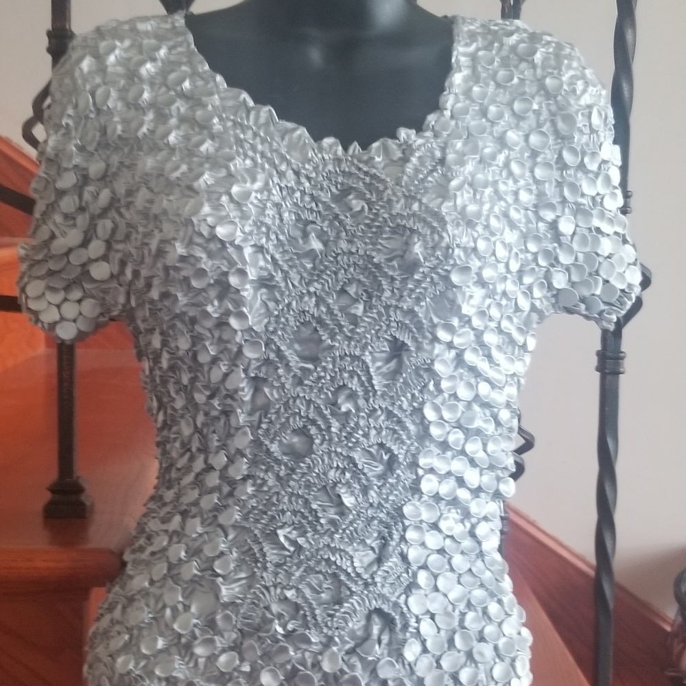 Ladies Silver Top